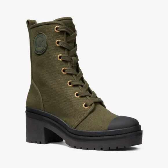 迈克高仕/Michael Kors Corey 帆布战斗靴 40R0COME5D-1805