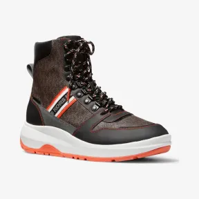 迈克高仕/Michael Kors Asher 徽标和皮革靴子 42F1ASFB5Q-2137