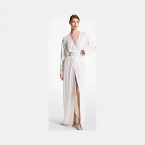 迈克高仕/Michael Kors 手工刺绣亮片真丝乔其纱和服式礼服 471RKT552D-0100