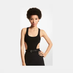 迈克高仕/Michael Kors 弹力羊绒镂空连体紧身衣 627AKT952-0001