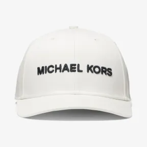 迈克高仕/Michael Kors 徽标刺绣棉质棒球帽 CS100083CP-0100