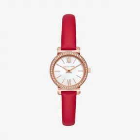 迈克高仕/Michael Kors 女士 Petite Sofie 皮质腕表 MK2850600