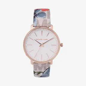 迈克高仕/Michael Kors 女士 白色 Pyper 花卉图案手表