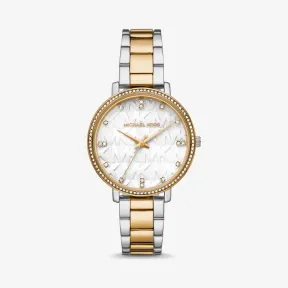 迈克高仕/Michael Kors Pyper Pav 双色徽标手表 MK4595-0991