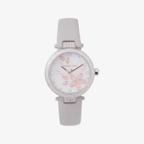 迈克高仕/Michael Kors 女士 银色 Parker 银色皮质手表