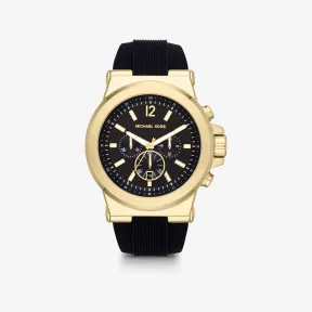 迈克高仕/Michael Kors 超大号 Dylan 金色硅胶手表 MK8325-0001