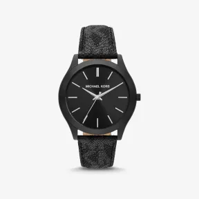 迈克高仕/Michael Kors 超大修身跑道标志和黑色手表 MK8908-0001