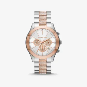 迈克高仕/Michael Kors 超大 Slim Runway Pav 两色手表 MK8911-0991