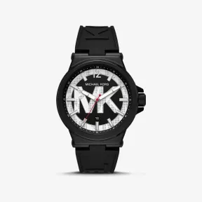 迈克高仕/Michael Kors 超大号 Dylan 黑色和硅胶手表 MK8925-0001