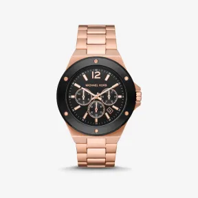 迈克高仕/Michael Kors 超大号 Lennox 玫瑰金色调手表 MK8940-0622