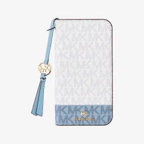 迈克高仕/Michael Kors JET SET CHARM FOLIO MK Logo 两色手机套-iPhone13 MKF21PC01F394