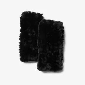 迈克高仕/Michael Kors 剪羊毛露指手套 MMK10553-0001