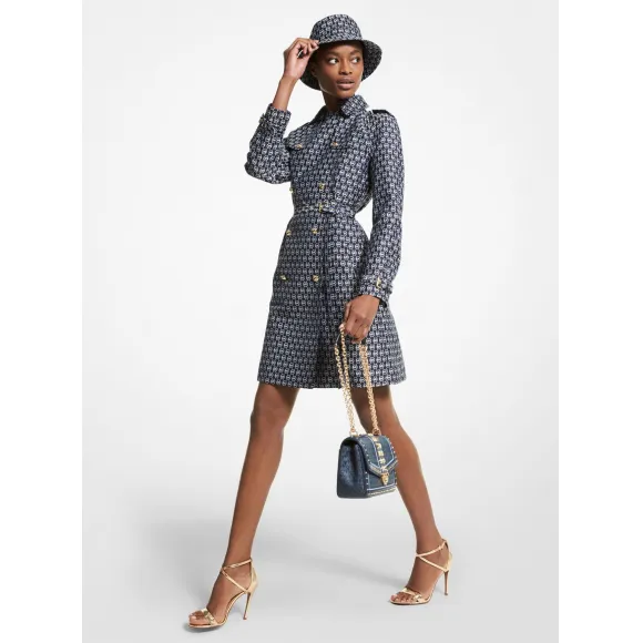 迈克高仕/Michael Kors 钻石徽标提花风衣 MS1200H1H1-6840