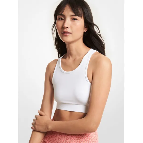 迈克高仕/Michael Kors 尼龙混纺 Racerback 运动文胸 MS1502Y1RE-0100