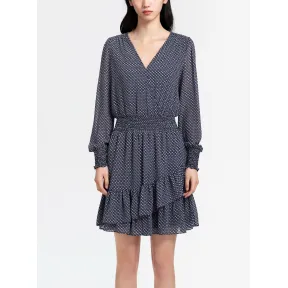 迈克高仕/Michael Kors 女士 V 领长袖迷你裙 MS18XEY20K486