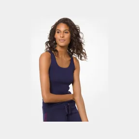 迈克高仕/Michael Kors 罗纹弹力粘胶纤维背心 MS96NYL5ZV-1659