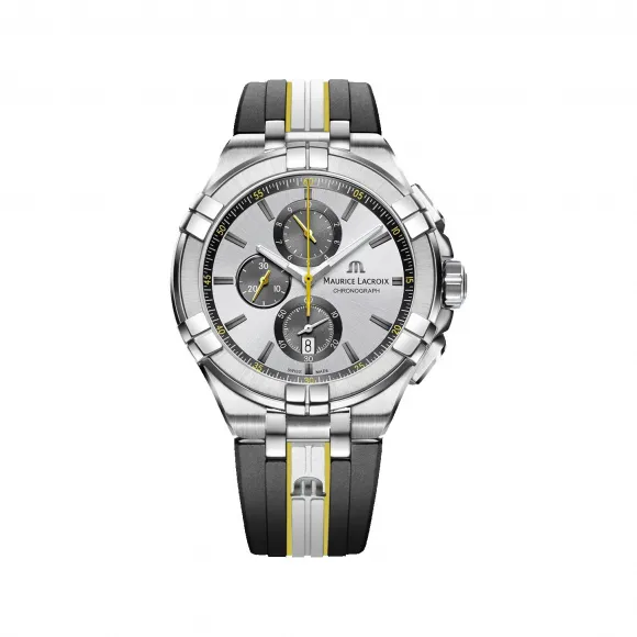 艾美/Maurice Lacroix aikon系列 43.5 MM 钛金属 石英机芯 男表 AI1018-TT030-130-K