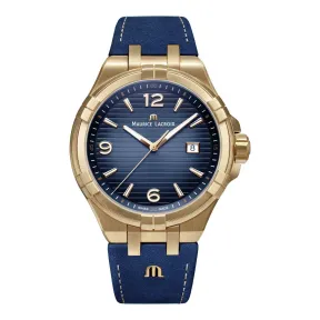 艾美/Maurice Lacroix AIKON系列 石英机芯 男表 AI1028-BRZ01-420-1