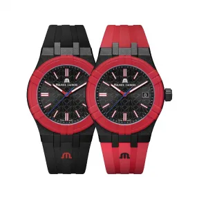 艾美/Maurice Lacroix aikon系列 40 MM 100% #tide海洋回收塑胶 石英机芯 男表 AI2008-04000-400-J