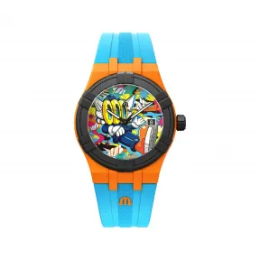 艾美/Maurice Lacroix aikon系列 40 MM 100% #tide海洋回收塑胶 石英机芯 男表 AI2008-50YZA-000-0