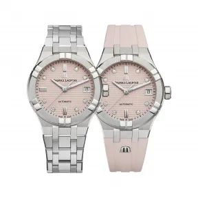 艾美/Maurice Lacroix aikon系列 35 MM 精钢 自动机械机芯 女表 AI6006-SS00F-550-E