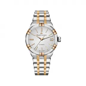 艾美/Maurice Lacroix aikon系列 39 MM 双色精钢和镀18K黄金 自动机械机芯 男表 AI6007-SP012-130-1