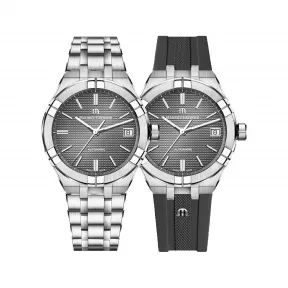 艾美/Maurice Lacroix aikon系列 39 MM 精钢 自动机械机芯 男表 AI6007-SS00F-230-A