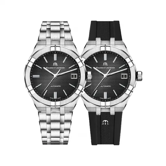 艾美/Maurice Lacroix aikon系列 39 MM 精钢 自动机械机芯 男表 AI6007-SS00F-330-A