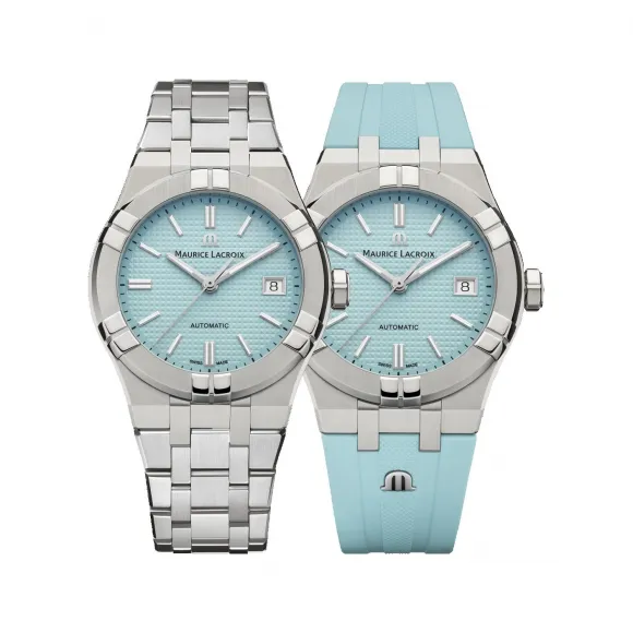 艾美/Maurice Lacroix aikon系列 39 MM 精钢 自动机械机芯 男表 AI6007-SS00F-431-C