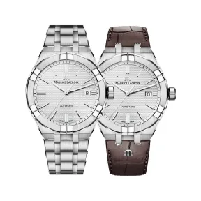 艾美/Maurice Lacroix aikon系列 42 MM 精钢 自动机械机芯 男表 AI6008-SS002-130-2