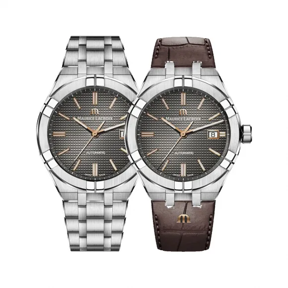 艾美/Maurice Lacroix aikon系列 42 MM 精钢 自动机械机芯 男表 AI6008-SS002-331-2