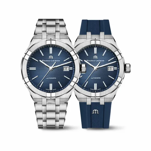 艾美/Maurice Lacroix aikon系列 42 MM 精钢 自动机械机芯 男表 AI6008-SS00F-430-C