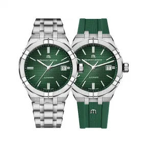 艾美/Maurice Lacroix aikon系列 42 MM 精钢 自动机械机芯 男表 AI6008-SS00F-630-D