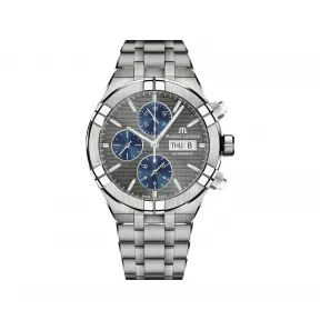 艾美/Maurice Lacroix aikon系列 44 MM 钛金属 自动机械机芯 男表 AI6038-TT032-330-1