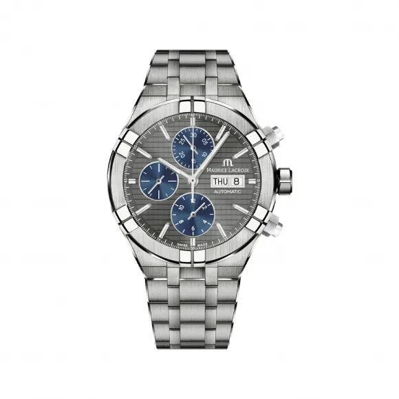 艾美/Maurice Lacroix aikon系列 44 MM 钛金属 自动机械机芯 男表 AI6038-TT032-330-1