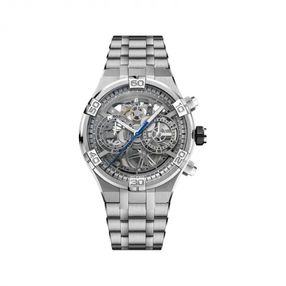 艾美/Maurice Lacroix aikon系列 44 MM 精钢 自动机械机芯 男表 AI6098-SS002-090-1