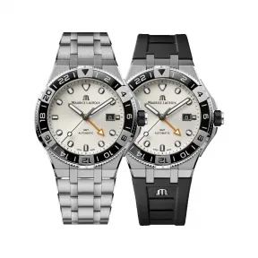 艾美/Maurice Lacroix aikon系列 43 MM 精钢 自动机械机芯 男表 AI6158-SS00F-130-A