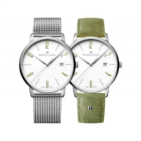 艾美/Maurice Lacroix eliros系列 40 MM 精钢 石英机芯 男表 EL1118-SS00S-120-D