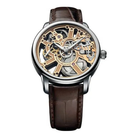 艾美/Maurice Lacroix 匠心系列 手动机械 男表 MP7228-SS001-001-1