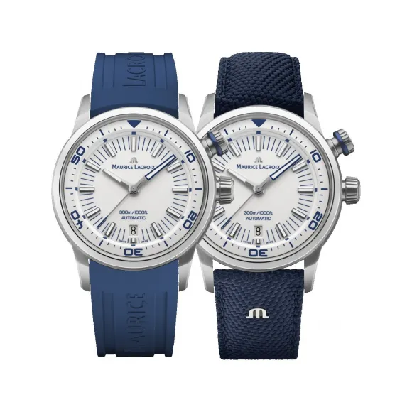 艾美/Maurice Lacroix pontos系列 42 MM 精钢 自动机械机芯 男表 PT6248-SS00L-130-4