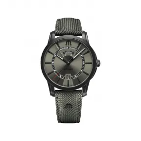 艾美/Maurice Lacroix pontos系列 41 MM 黑色DLC涂层精钢 自动机械机芯 男表 PT6358-DLB04-630-5