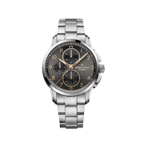 艾美/Maurice Lacroix pontos系列 43 MM 精钢 自动机械机芯 男表 PT6388-SS002-321-1