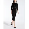 麦丝玛拉/Max Mara 黑色 长裙 1226097906002