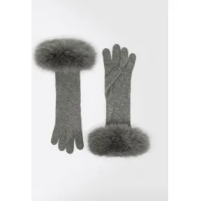 麦丝玛拉/Max Mara 浅灰色 手套 4566077306002