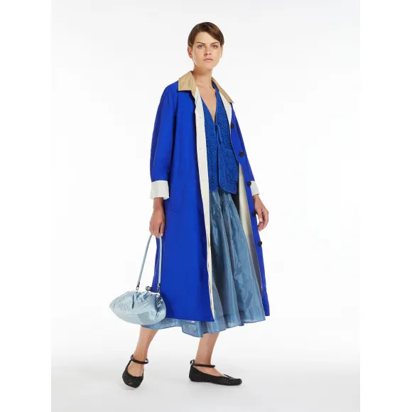 麦丝玛拉/Max Mara [派对] 科技帆布防尘大衣 5021014206001