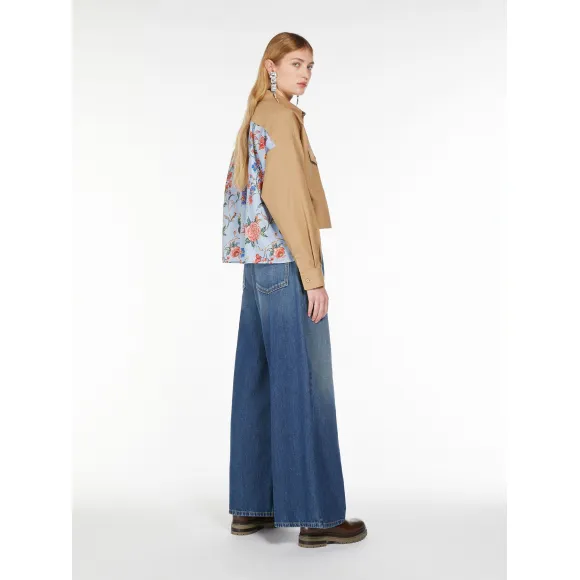 麦丝玛拉/Max Mara [Decano] 背面印花设计棉质衬衫 5116044106001