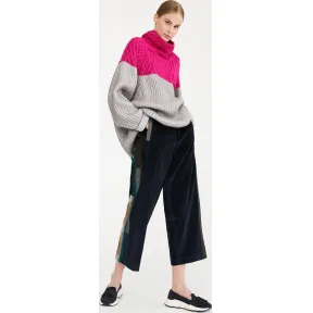 麦丝玛拉/Max Mara 深蓝色 九分裤 5136079906002