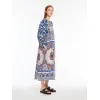 麦丝玛拉/Max Mara [Ghiotto] 纯棉府绸连衣裙 5221094206001