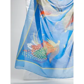 麦丝玛拉/Max Mara 浅蓝色 披肩 5546179206004