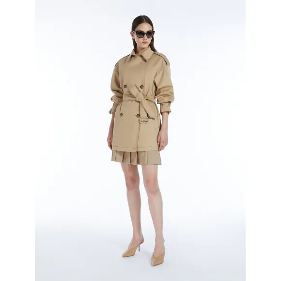 麦丝玛拉/Max Mara 【Ottavo】棉质华达呢短风衣 6026014106001